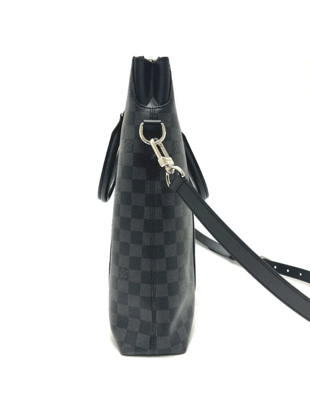 Louis Vuitton Tote Bag Anton Damier Graphite Canvas Noir Black